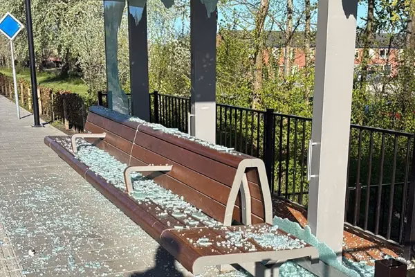 Grote vernielingen op station Delfzijl West